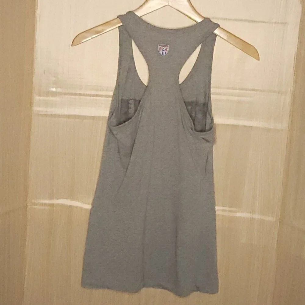 Nike USA Soccer Grey Flag Americana Tank Top Small